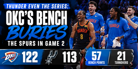 Thunder Even the Series: OKC's Bench Buries the Spurs in Game 2
