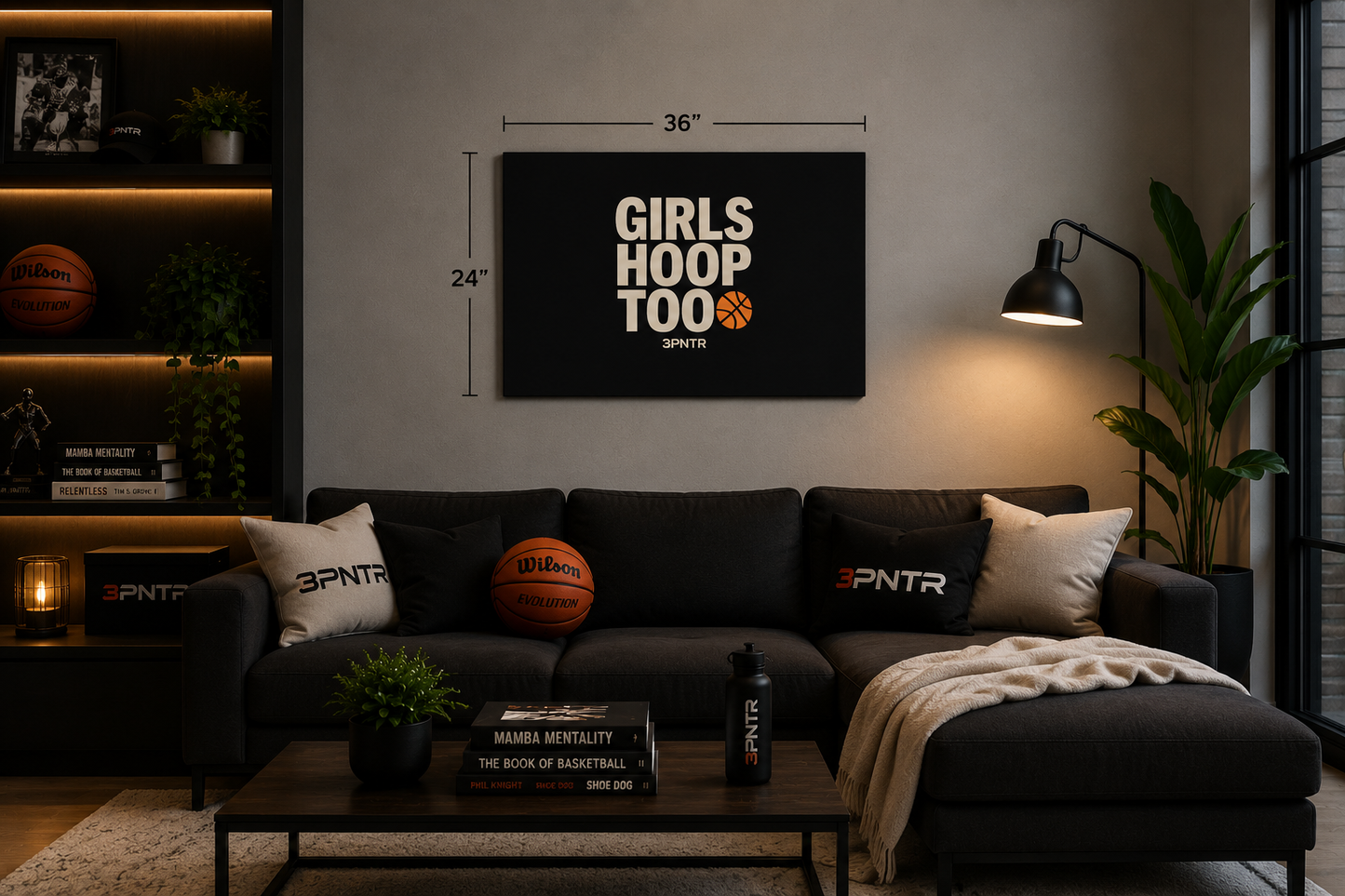 Girls Hoop Too Baller Art 🏀